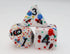 Paint Splatter RPG Dice Set